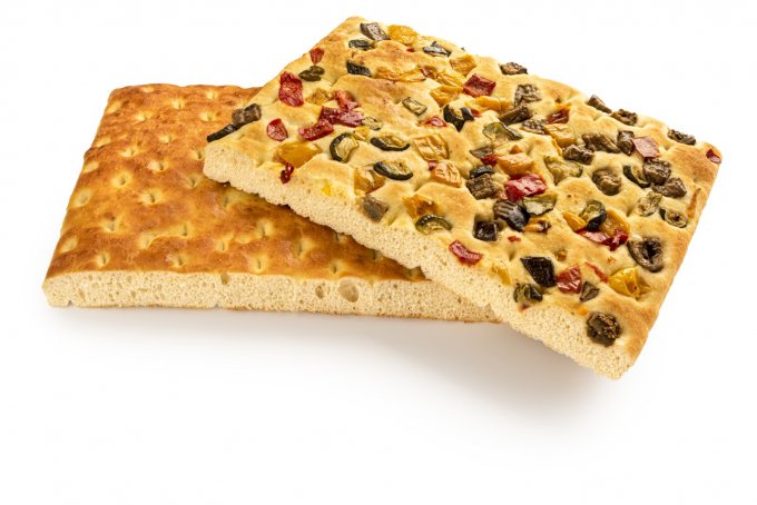 FOCACCE 30x40 GRUPPO 02Ba___ (25124 - FOCACCIA TRAD. __ 25123-- FOCACCIA VEGETARIANA ) (Grande)